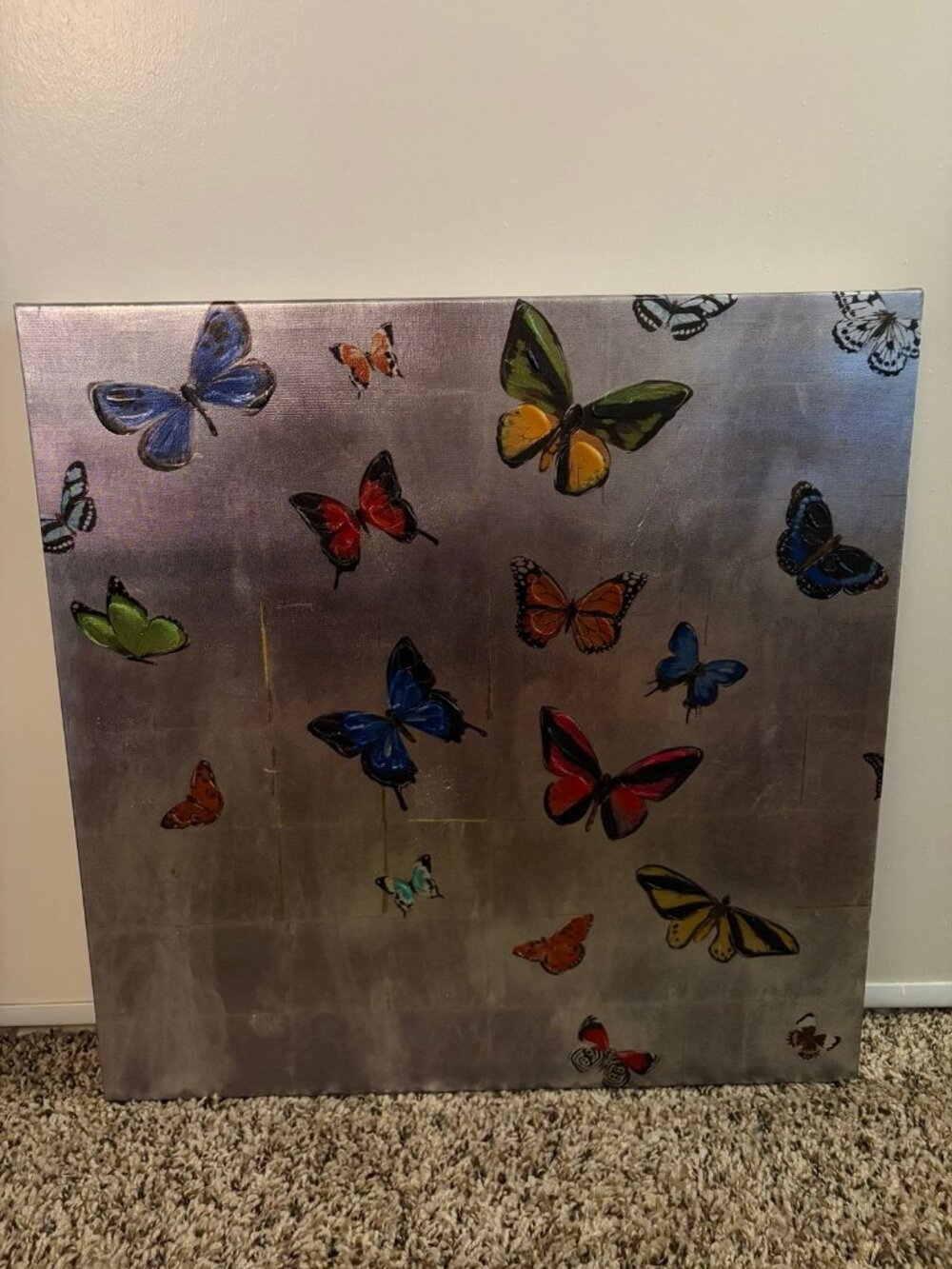 Butterfly Wall Art Painting